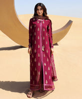 Lawn-3PC Embroidered Shirt with Digital Printed Jacquard Dupatta - 1331